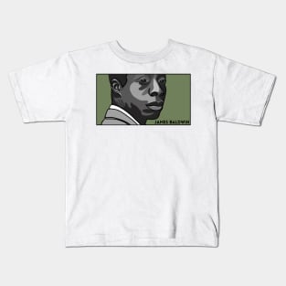 Portrait of James Baldwin Kids T-Shirt